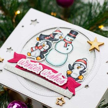 Heffy Doodle Wanna Build A Snowman   Clear Stamps - Stempel 