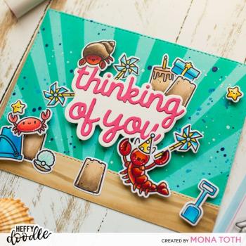 Heffy Doodle A Little Shellfish   Clear Stamps - Stempel 