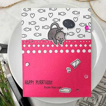 Heffy Doodle Purrfect Day   Clear Stamps - Stempel 