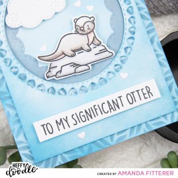 Heffy Doodle Otter Side   Clear Stamps - Stempel 