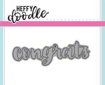 Heffy Doodle Congrats  Cutting Dies - Stanze  