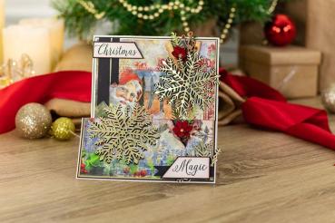 Crafters Companion - Vintage Christmas Christmas Magic  - Clear Stamps