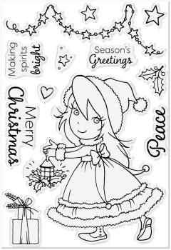 Crafters Companion - Annabel Spenceley Making Spirits Bright  - Clear Stamps