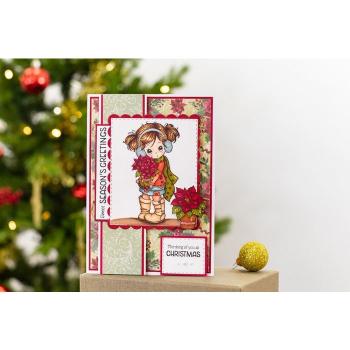 Crafters Companion - Holly Poinsettia  - Clear Stamps