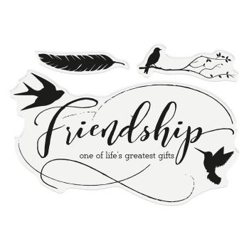 Crafters Companion - Sharon Callis From the Heart - Friendship - Clear Stamps