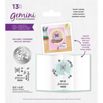 Gemini Secret Garden Stamp & Die  - Stempel & Stanze 