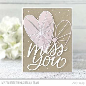 My Favorite Things Die-namics "Miss You" | Stanzschablone | Stanze | Craft Die