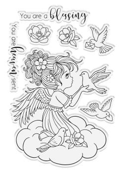 Crafters Companion - Angel Inspiration Angel Messenger - Stanze & Stempel