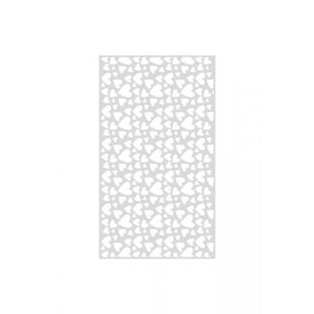 Crafters Companion -Confetti Hearts Patterned Stencil - Schablone