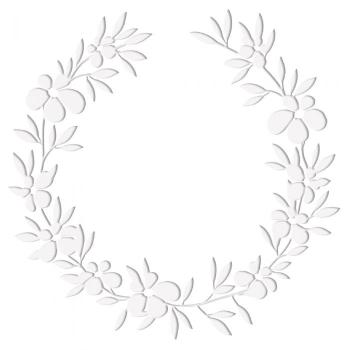 Crafters Companion -Farmhouse Foliage Wreath Embossing Folder  - Prägefolder