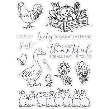 Crafters Companion - Farmhouse Simply Thankful  - Clear Stamps