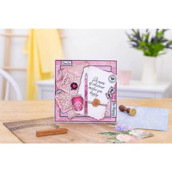 Crafters Companion - Letters from The Heart Loving Sentiments  - Clear Stamps