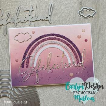 Carlijn Design Outline Regenboog  Cutting Dies - Stanzen