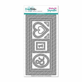 Carlijn Design DL Slimline Kaart  Cutting Dies - Stanzen