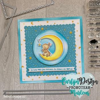 Carlijn Design Regenboog & Sterren   Clear Stamps - Stempel 