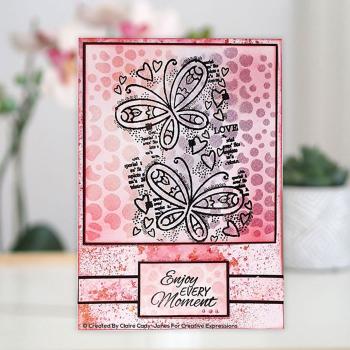 Woodware Butterfly confetti  Clear Stamps - Stempel 