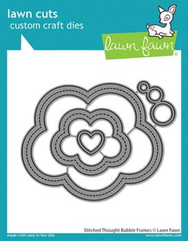 Lawn Fawn Craft Dies - Stitched Thought Bubble Frames