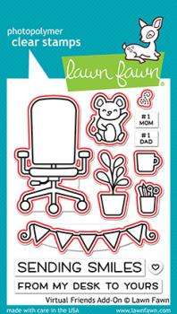 Lawn Fawn Craft Dies - Virtual Friends Add-on