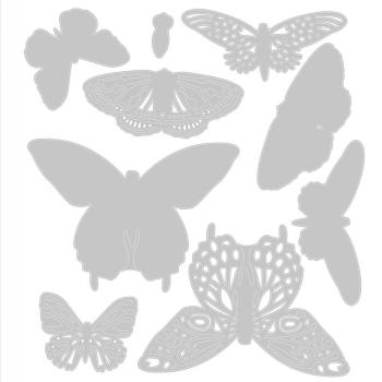 Sizzix Thinlits Craft Die-Set - Flutter on By