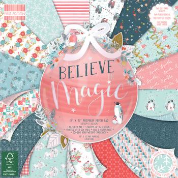 First Edition Paper Pad "Believe in Magic" 12"x12"