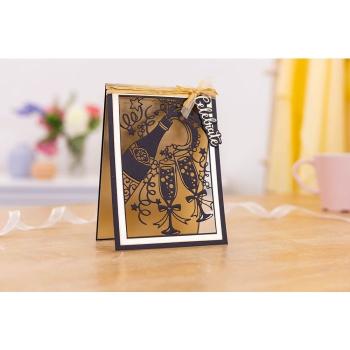 Gemini Champagne Celebrations Create-a-Card Dies  - Stanze - Sektflaschen