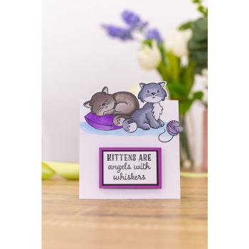 Gemini Feline Friends Stamp & Die  - Stempel & Stanze 