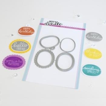 Heffy Doodle Pebble Add On  Cutting Dies - Stanze