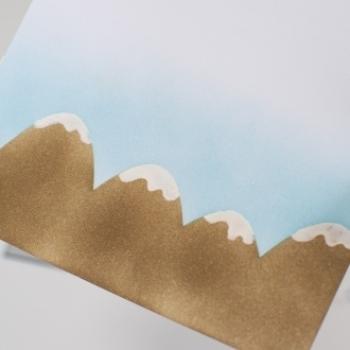 Heffy Doodle Marvellous Mountains  Stencil - Schablone