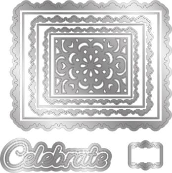 Gemini Triple Easel Ornate Frames Create-a-Card Dies  - Stanze - 