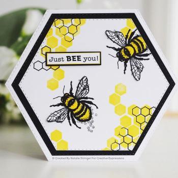 Woodware Little bee  Clear Stamps - Stempel 