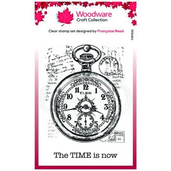 Woodware Pocket Watch  Clear Stamps - Stempel 