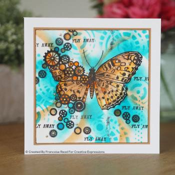 Woodware Butterfly  Clear Stamps - Stempel 