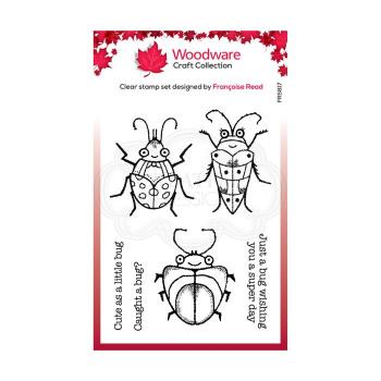 Woodware Cute Bugs  Clear Stamps - Stempel 