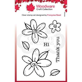 Woodware Gänseblümchen  Clear Stamps - Stempel 