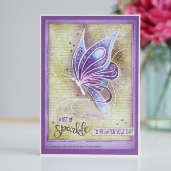 Woodware Schmetterlings-Skizze  Clear Stamps - Stempel 