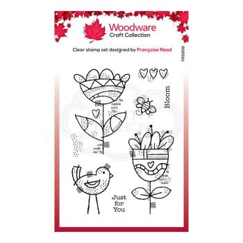Woodware Blooming  Clear Stamps - Stempel 