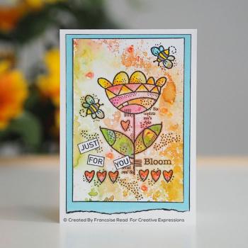 Woodware Blooming  Clear Stamps - Stempel 