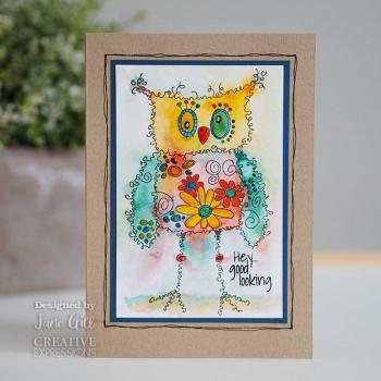 Woodware Fuzzy Friends Horace  Clear Stamps - Stempel 