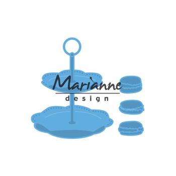 Marianne Design   Creatables Präge- und Stanzschablone Etagere - Macarons