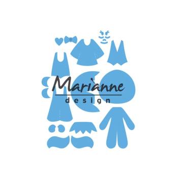 Marianne Design   Creatables Präge- und Stanzschablone Kim's Freunde