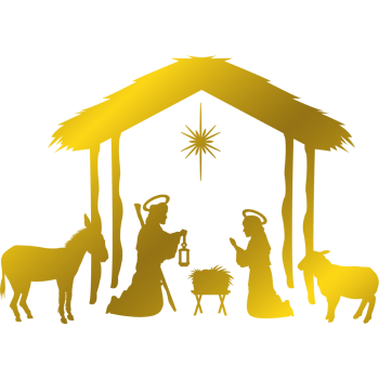 Gemini Foil Stamp  Foil Stamp Die Elements Nativity Scene  -  Hotfoil - 