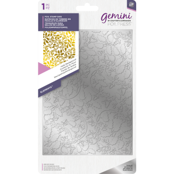 Gemini Foil Stamp  Foil Stamp Die Elements Holly Background  -  Hotfoil - 