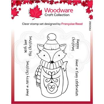 Woodware Foxy Christmas  Clear Stamps - Stempel 