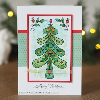 Woodware Nordic Tree  Clear Stamps - Stempel 