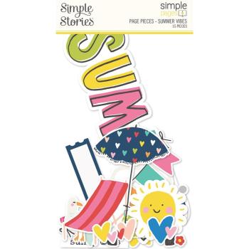Simple Stories Simple Pages Pieces Summer Vibes (15126)   -  Stanzteile