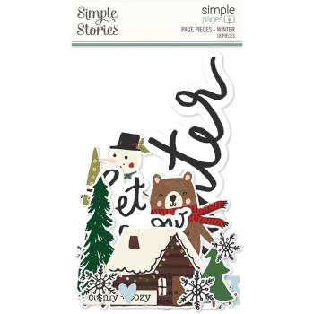 Simple Stories Simple Pages Pieces Winter (15903)   -  Stanzteile