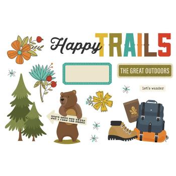 Simple Stories Simple Pages Pieces Happy Trails (15923)   -  Stanzteile