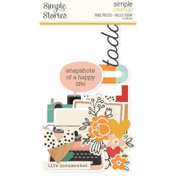 Simple Stories Simple Pages Pieces Hello Today (15925)   -  Stanzteile