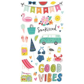 Simple Stories - Sunkissed - Chipboard Sticker 