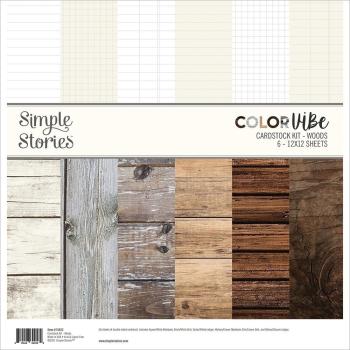 Simple Stories - Color Vibe Woods - Designer Cardstock 12x12 Inch
